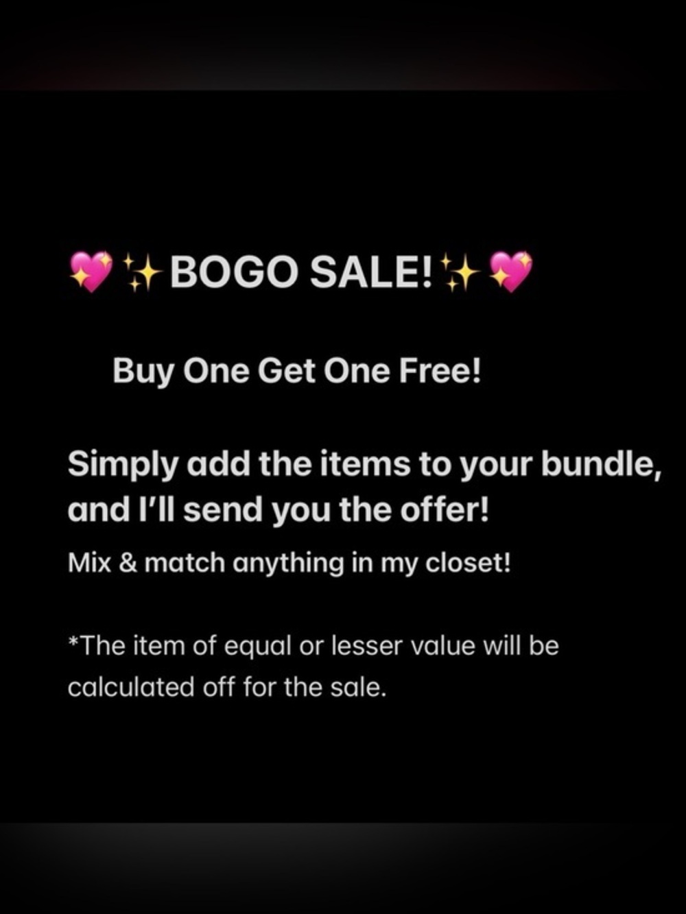 βΌοΈBOGO SALEβΌοΈ